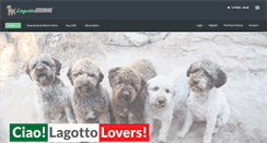 Desktop Screenshot of lagottogrooming.com